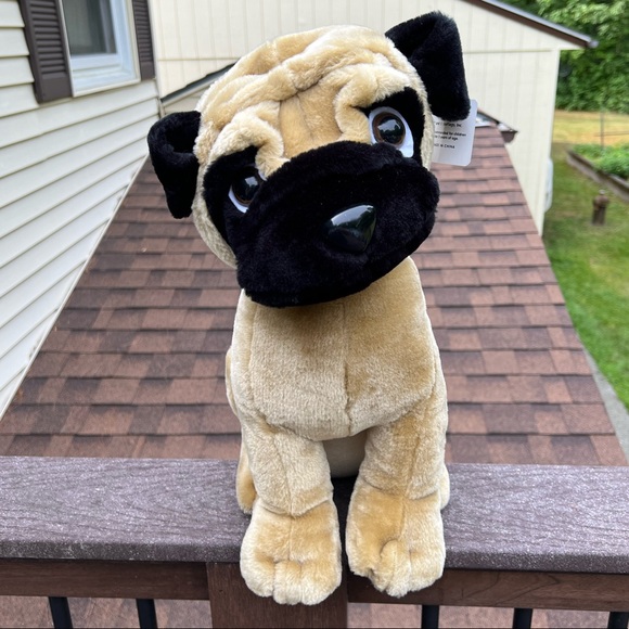 six Flags Toys Nwt Six Flags Big Dog Plush Yellow And Black Poshmark